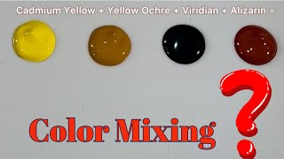 Guess the Final Color🎨Satisfying Paint Mixing  Create New Colors for Painting 🌈 Color Combination [upl. by Surad]