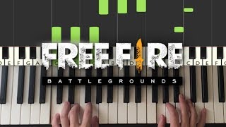 Free Fire Battlegrounds  Theme Song Piano Tutorial Lesson [upl. by Brey]