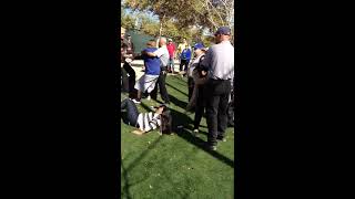 DODGERS FANS FIGHTING SECURITY [upl. by Ahrendt]