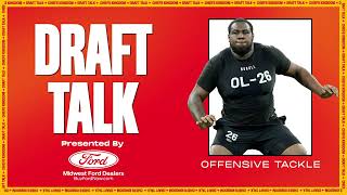 Draft Talk Offensive Tackle  Kansas City Chiefs [upl. by Nyleuqcaj964]