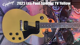 Epiphone Les Paul Special 2022 TV Yellow Ostronomy Guitar of the Day [upl. by Careaga]