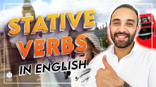 STATIVE Verbs  English Grammar  Explanation amp List of important Stative Verbs [upl. by Aracahs824]