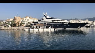 YATE SOLANDGE 85 metro150 millones de eurosPuerto Banus Marbella [upl. by Ikkela]