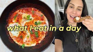 WHAT I EAT IN A DAY mediterranean recipes 🍋 [upl. by Sirred]