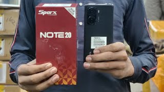 sparx note 20 unboxing alzaheer [upl. by Ellenwad]