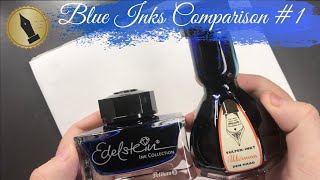 Blue Inks Comparison 1 [upl. by Adnuhs45]