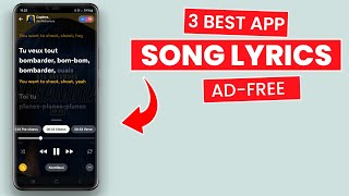 3 Best Song Lyrics Finder Apps For Android [upl. by Ramu127]