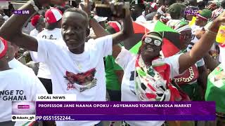 PROFESSOR JANE NAANA OPOKU  AGYEMANG TOURS MAKOLA MARKET [upl. by Cuthbert]