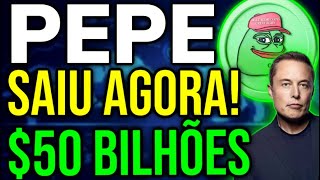 🚨URGENTE  PEPE COIN AGORA [upl. by Ayeka]