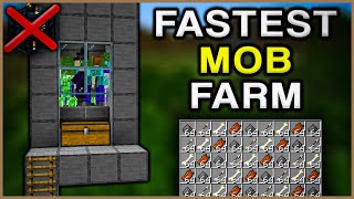 EASY 120 Mob Farm for Minecraft Bedrock NO Spawner [upl. by Aleacem]