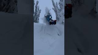 Revy is not disappointing for early season riding 🤘🏼📸 maverickwalker sled snowmobile viral [upl. by Manella]