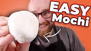 3 Ingredient MOCHI ANYONE Can Make at HOME [upl. by Aiksa756]