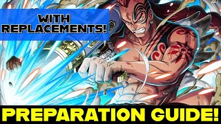 OPTC TM Wyper Preparation Guide With Replacements One Piece Treasure Cruise [upl. by Leiva]