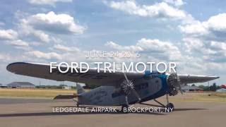 Ford Tri Motor at Ledgedale Airpark [upl. by Nalhsa711]