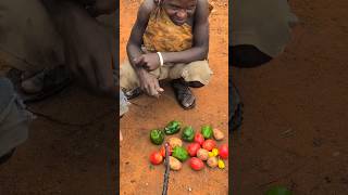 Hadza hunters preparing their favorite meal today middle of nowhere ‼️😲😀hadzabetribe villagelife [upl. by Vez363]