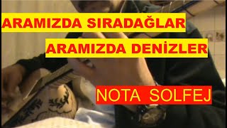 SELEHATTİN ÖZDEMİR ARAMIZDA SIRA DAĞLAR NOTA VE RİTİM sana yanlış yapana kızmazmıyım ritimaynıritim [upl. by Mil]