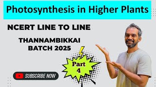 Photosynthesis in Higher Plants in Tamil  Part 4  Thannambikkai Batch 2025 [upl. by Danete]