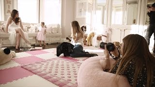 Behind the scenes of Tamara Ecclestones breastfeeding photoshoot [upl. by Eitsyrc115]