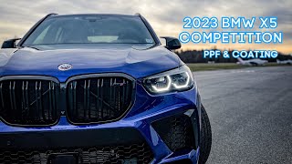 Brand New BMW X5M COMP  Xpel PPF and Ceramic Coat Install [upl. by Aicxela]