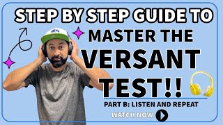 🎧 Mastering the Versant Test Improve Your Listen and Repeat Skills 🎙️ [upl. by Sumetra]