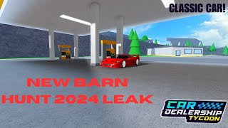 NEW 2024 CDT BARN HUNT LEAK cardealershiptycoon performance Barnhunt 2024 [upl. by Gretta]