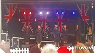 The DDay Darlings sing Longest Day at Salute to The 40s Chatham Kent  150924 [upl. by Kaela929]