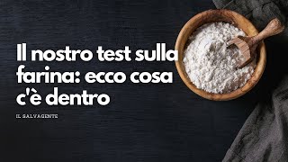 Il nostro test sulla farina ecco cosa cè dentro [upl. by Dannica209]