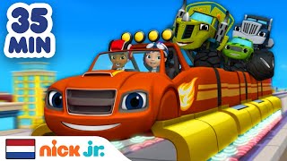 Blaze en de Monsterwielen  40 min lang het beste van Seizoen 1  Deel 2  Nick Jr [upl. by Enirtak]