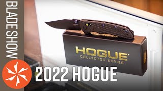 New Hogue Knives at Blade Show 2022  KnifeCentercom [upl. by Eenar]