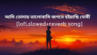 Ami Tomay Valobashi Jogote Hoiyachi Doshi LofiSlowedReverb Song [upl. by Ilyk]