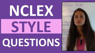 How to Answer NCLEX Style Questions for NCLEXRN amp Nursing School Exams [upl. by Sellig]