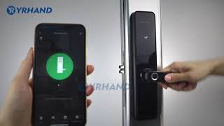 X3 TUYA WiFi Fingerprint Door Lock [upl. by Odlawso]