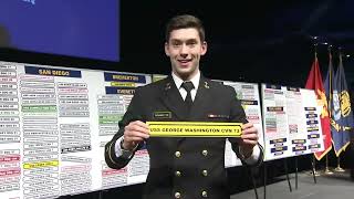 USNA Class of 2023 Ship Selection Night [upl. by Ikin]