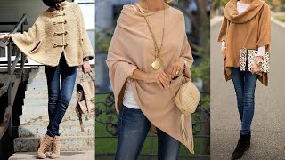 Ponchos y capas ESTAN en TENDENCIA de MODA este otoño invierno 2024 25 [upl. by Ymarej3]