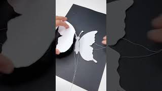 Don’t throw away the express paper shell Make a flying butterfly that looks good and is fun Kinde [upl. by Cori]