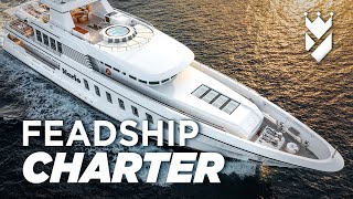 TAKE A LOOK INSIDE FEADSHIP YACHT FOR CHARTER quotHARLEquot [upl. by Annadal]