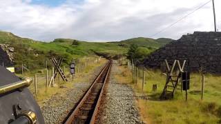 Ffestiniog Railway – Driver’s Eye View – Blaenau Ffestiniog to Porthmadog Wales [upl. by Laddy]