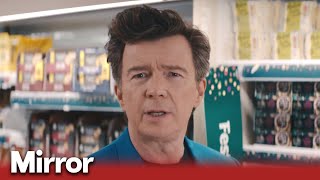 Sainsburys 2023 Christmas advert with Rick Astley [upl. by Aliban718]