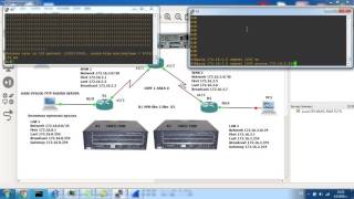 VPN SITE 2 SITE ISAKMP POLICYIPSEC POLICYCRYPTO MAP [upl. by Jerz142]