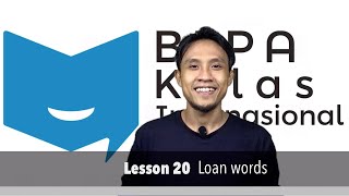 Learn Indonesian  Loan Words [upl. by Dorraj115]