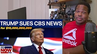 Trump Sues CBS News for 10 Billion for Election Interference In Kamala Harris Interview [upl. by Aratihc]