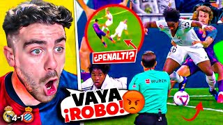 😡¡VAYA ROBO REAL MADRID 41 ESPANYOL ¡VERGÜENZA MUNDIAL [upl. by Akinna]