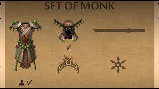 Shadow Fight 2  ASCENSION  Collect SET OF MONK 「Android Gameplay」 [upl. by Averat709]