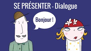 Se présenter en français fle dialogue niveau A1 débutant – communication 1bis [upl. by Ahsaya]