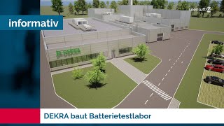 DEKRA baut Batterietestlabor  Testzentrum Klettwitz wächst  Zuhause in Brandenburg [upl. by Cahn475]