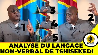 Analyse du langage nonverbal de TshisekediPrésident de la République Démocratique du Congo [upl. by Mchugh]