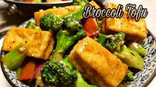 BROCCOLI TOFU RECIPE Easy to Cook [upl. by Anitselec]