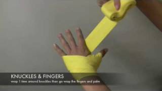 My Boxing Hand Wrapping  3m noneelastic [upl. by Allys]