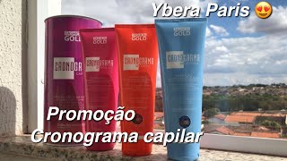 Resenha completa cronograma capilar Ybera Paris  novidades [upl. by Nahttam11]