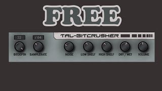 FREE TALBitcrusher by TAL Software [upl. by Donnie]